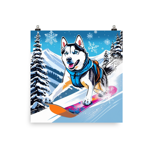 PugMug Custom Siberian Husky Poster
