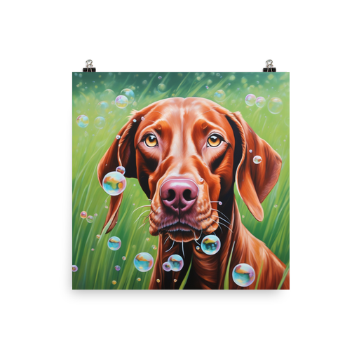 PugMug Custom Vizsla Poster