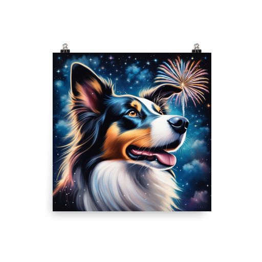 PugMug Custom Border Collie Poster