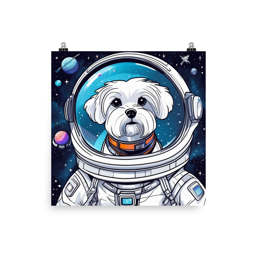 PugMug Custom Maltese Dog Poster