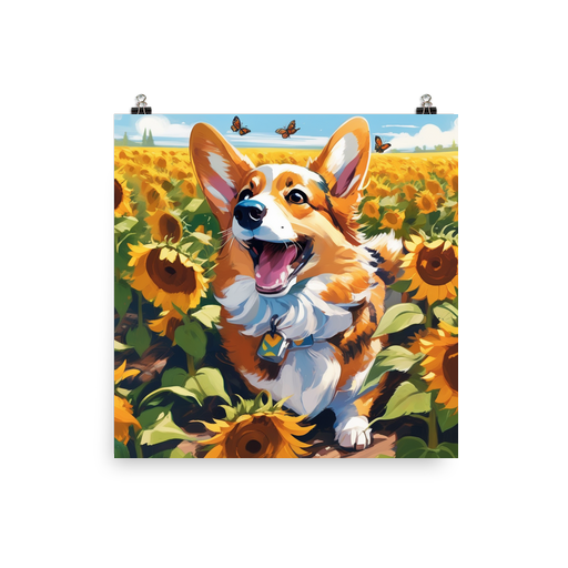 PugMug Custom Pembroke Welsh Corgi Poster