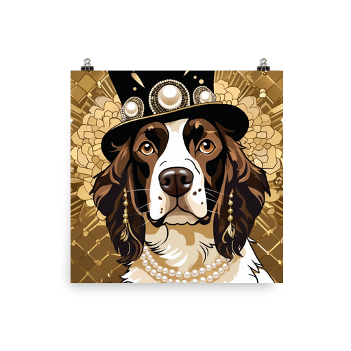 PugMug Custom English Springer Spaniel Poster