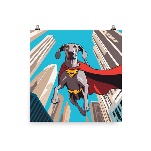 PugMug Custom Weimaraner Poster