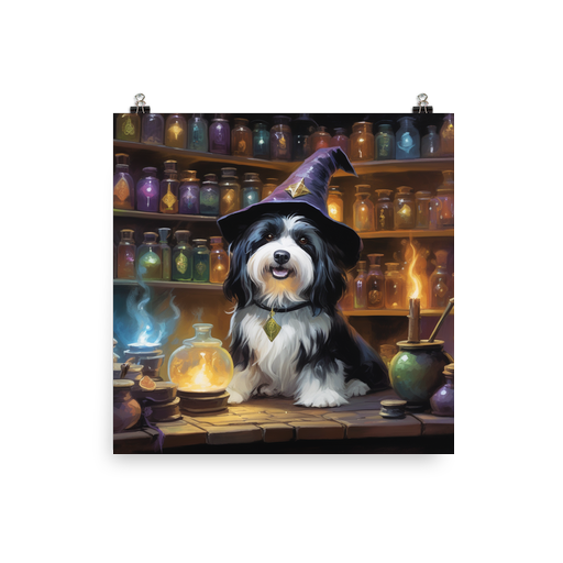 PugMug Custom Black-and-white Havanese Dog Poster