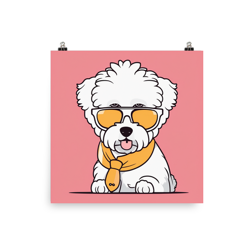 PugMug Custom Bichons Frise Poster