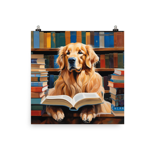 PugMug Custom Golden Retriever Poster
