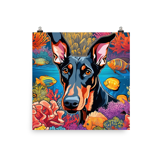 PugMug Custom Doberman Pinscher Poster