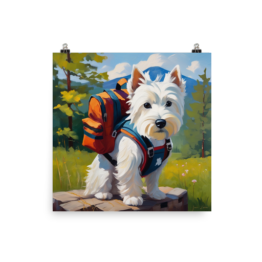 PugMug Custom West Highland White Terrier Poster