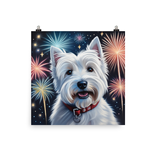 PugMug Custom West Highland White Terrier Poster