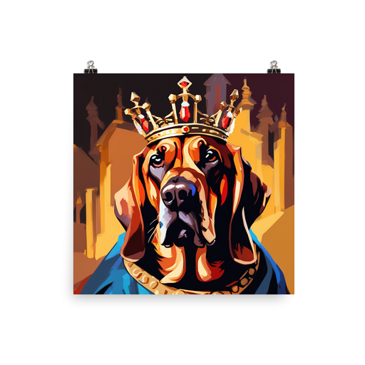 PugMug Custom Bloodhound Poster