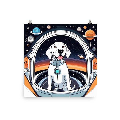 PugMug Custom Pointer Dog Poster