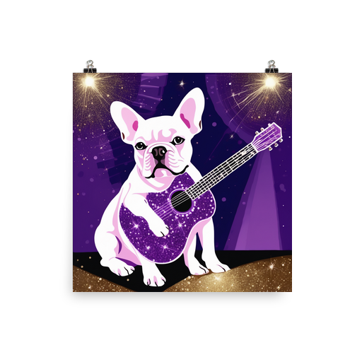 PugMug Custom White French Bulldog Poster