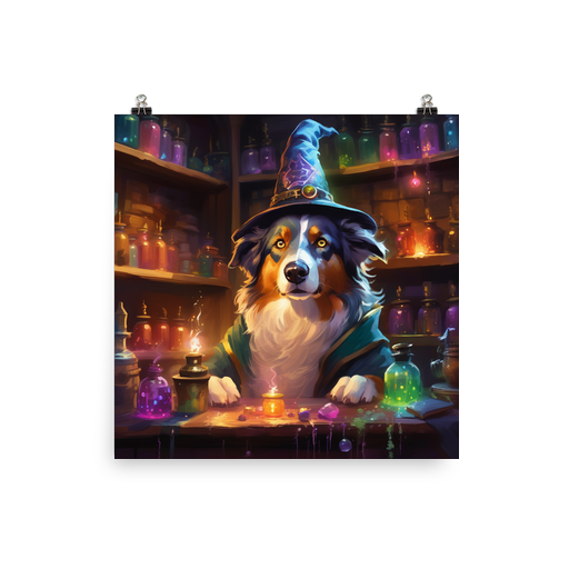 PugMug Custom Australian Shepherd Dog Poster