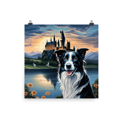 PugMug Custom Border Collie Poster