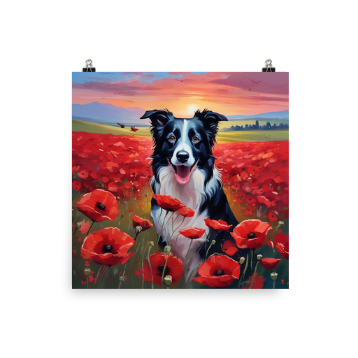 PugMug Custom Border Collie Poster