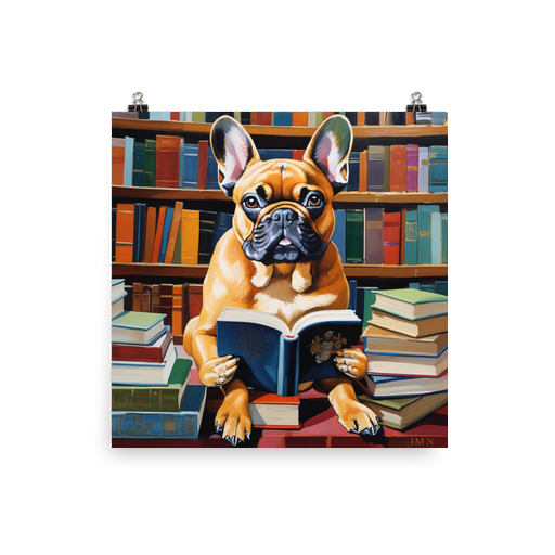 PugMug Custom Tan French Bulldog Poster