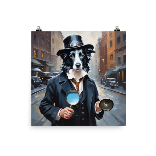 PugMug Custom Border Collie Poster
