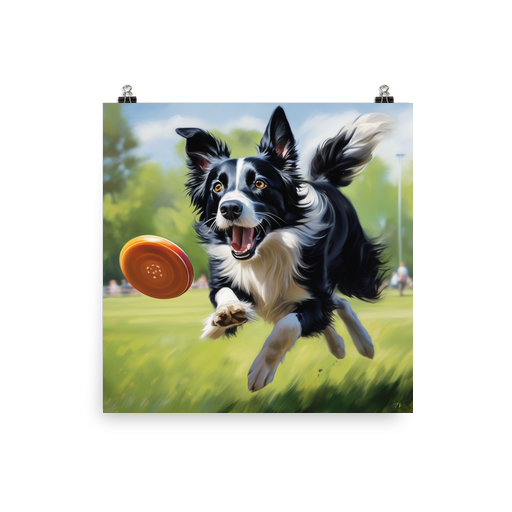 PugMug Custom Border Collie Poster
