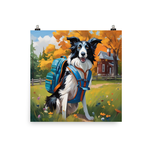 PugMug Custom Border Collie Poster