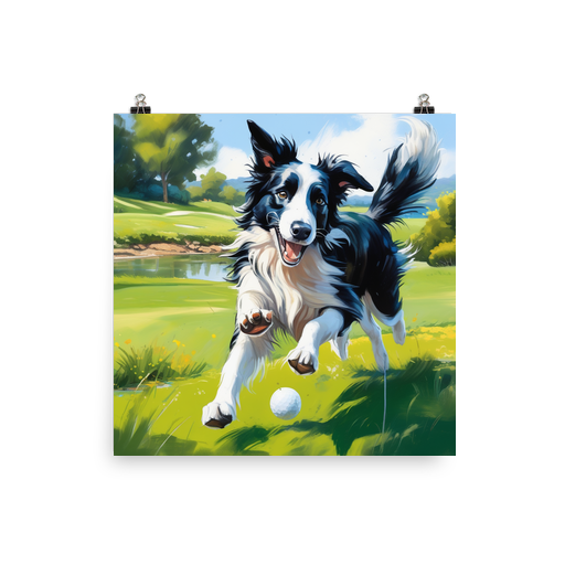 PugMug Custom Border Collie Poster