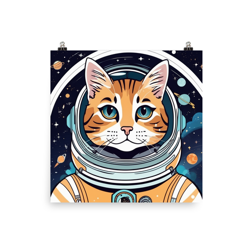 PugMug Custom Tabby Companion Cat Poster