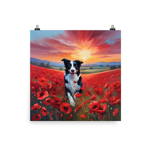 PugMug Custom Border Collie Poster