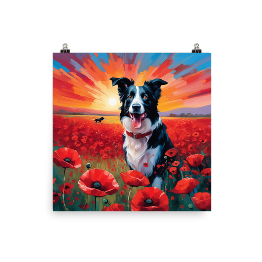 PugMug Custom Border Collie Poster