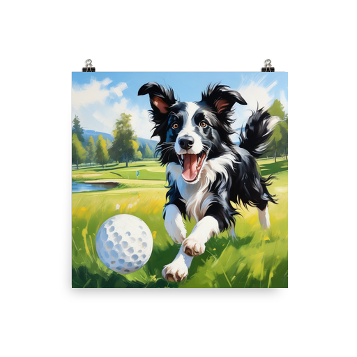 PugMug Custom Border Collie Poster