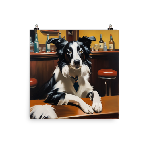 PugMug Custom Border Collie Poster