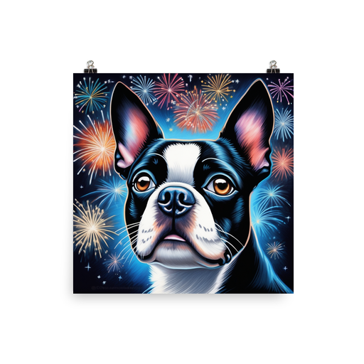 PugMug Custom Boston Terrier Poster