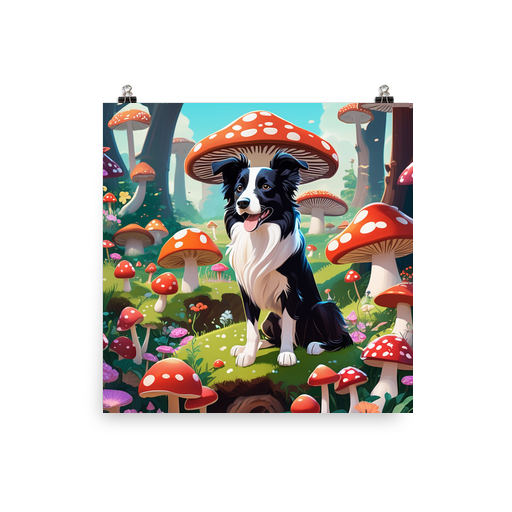 PugMug Custom Border Collie Poster