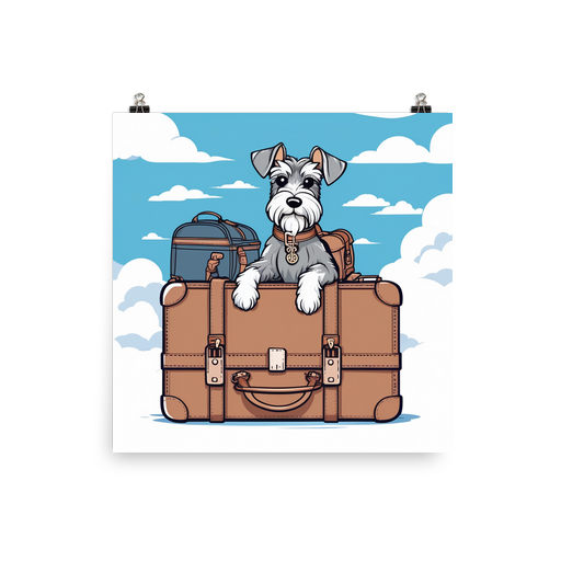 PugMug Custom Miniature Schnauzer Poster