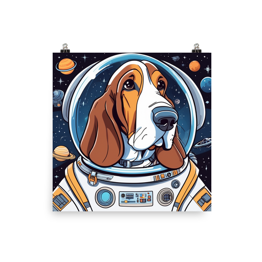 PugMug Custom Basset Hound Poster