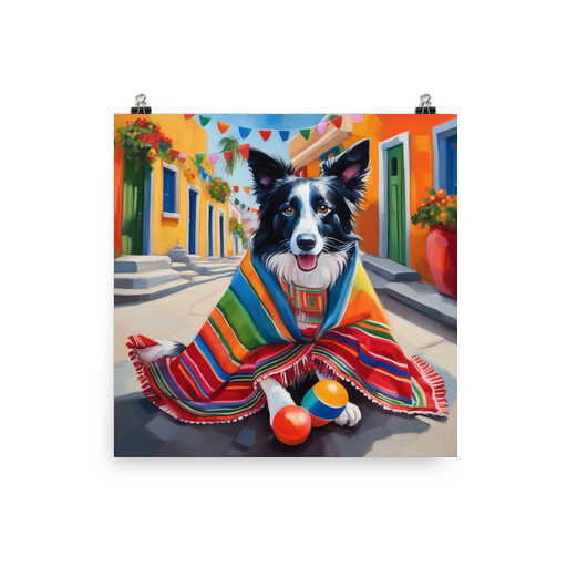 PugMug Custom Border Collie Poster