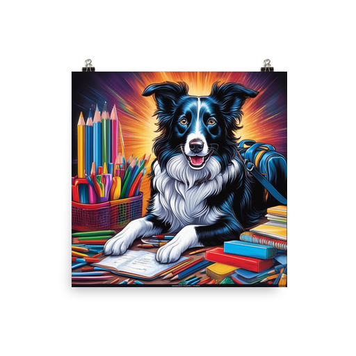 PugMug Custom Border Collie Poster