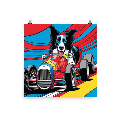 PugMug Custom Border Collie Poster