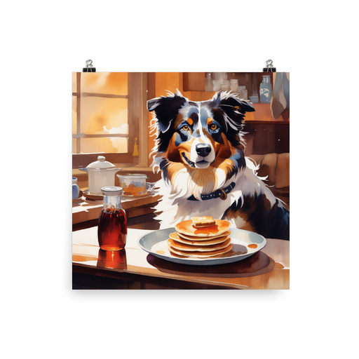 PugMug Custom Miniature American Shepherd Poster