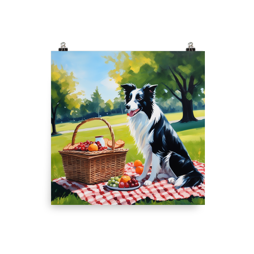 PugMug Custom Border Collie Poster