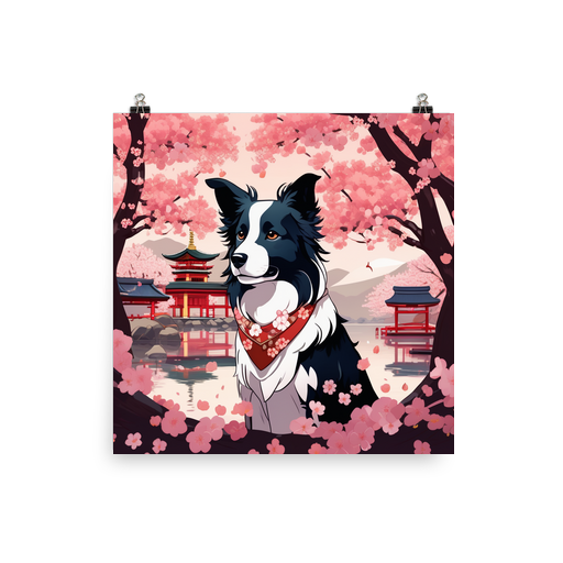 PugMug Custom Border Collie Poster