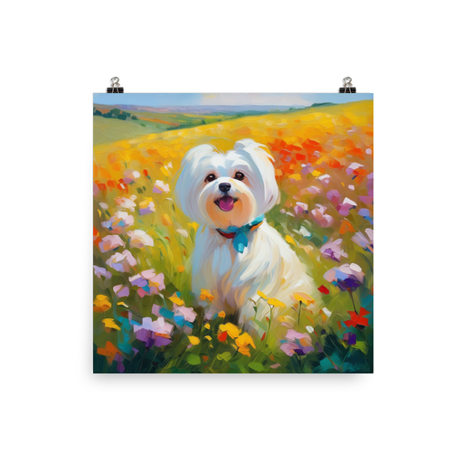 PugMug Custom Maltese Dog Poster
