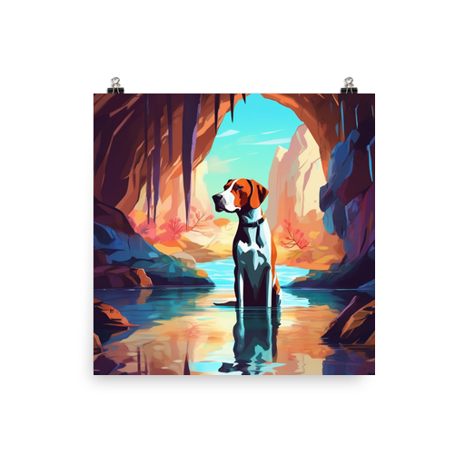 PugMug Custom Pointer Dog Poster