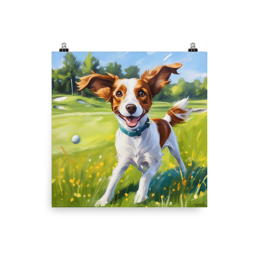 PugMug Custom Brittany Dog Poster