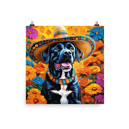 PugMug Custom Mastiff Poster