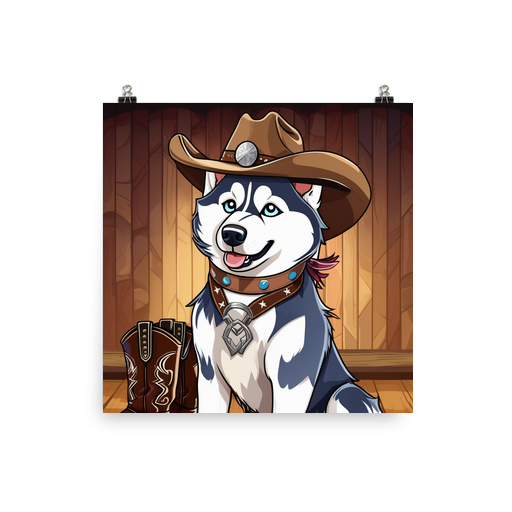 PugMug Custom Siberian Husky Poster
