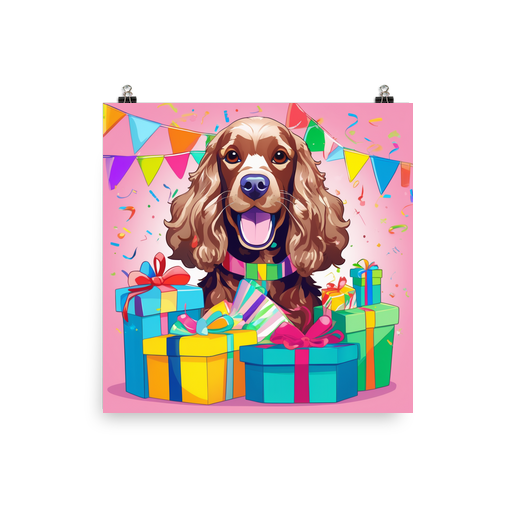 PugMug Custom Cocker Spaniel Poster