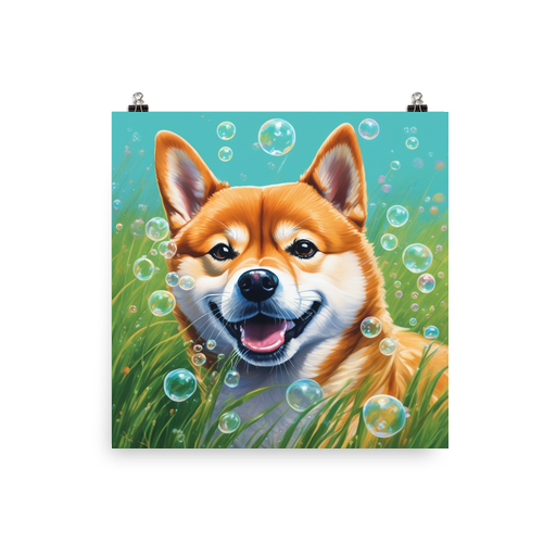 PugMug Custom Shiba Inu Poster