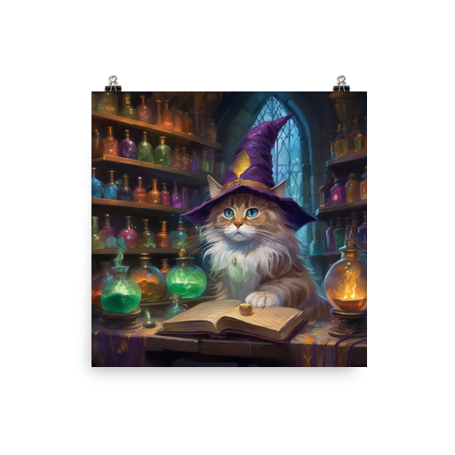 PugMug Custom Tabby Ragdoll Cat Poster