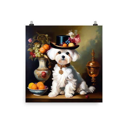 PugMug Custom Maltese Dog Poster