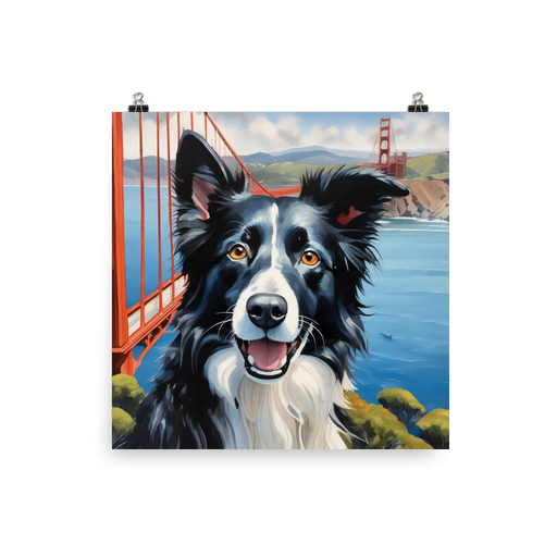 PugMug Custom Border Collie Poster