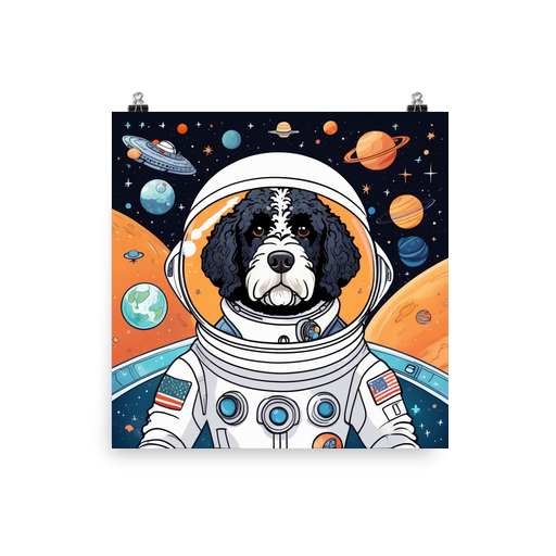 PugMug Custom Portuguese Water Dog Poster